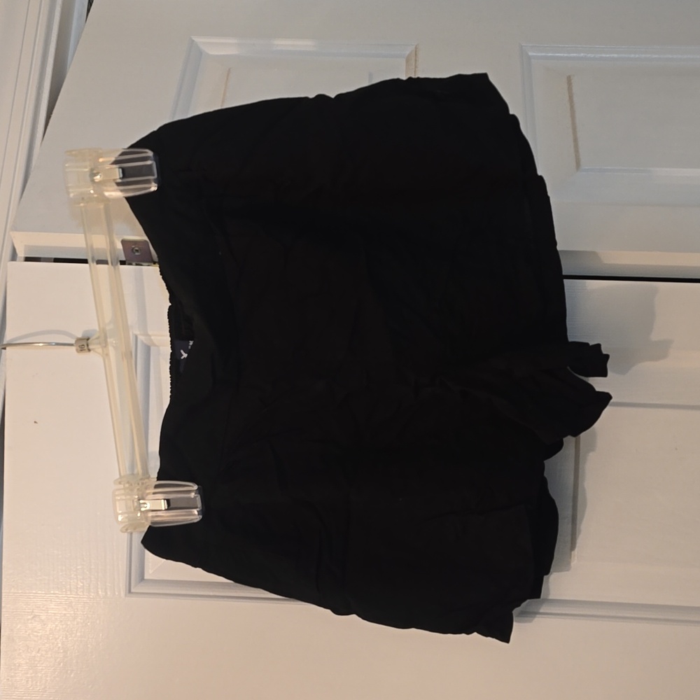 Black flowy shorts